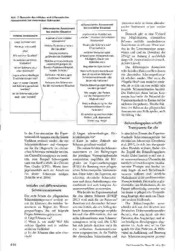 Vorschauseite 3: NEUER EXPERTENSTANDARD: CHRONISCHE SCHMERZEN