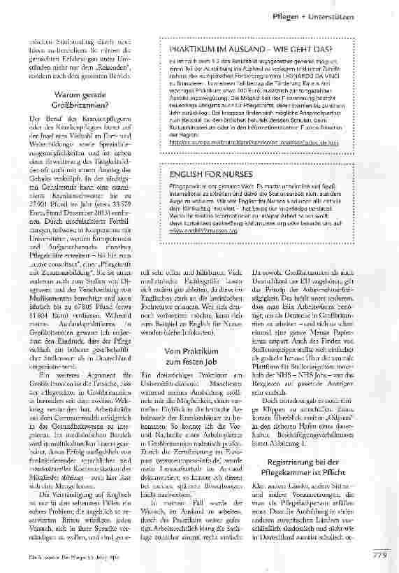 Vorschauseite 2: Arbeiten im Ausland? Klar geht das