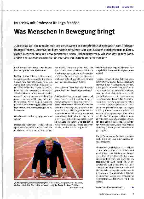 Vorschauseite 1: Was Menschen in Bewegung bringt