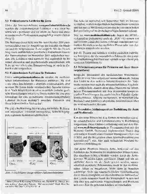 Vorschauseite 5: Praxisgetestete Komponenten für Disease Management Programme - das medizinische Wissensnetzwerk evidence. de der Universität Witten/Herdeeke