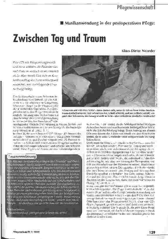 Vorschauseite 1: Zwischen Tag und Traum