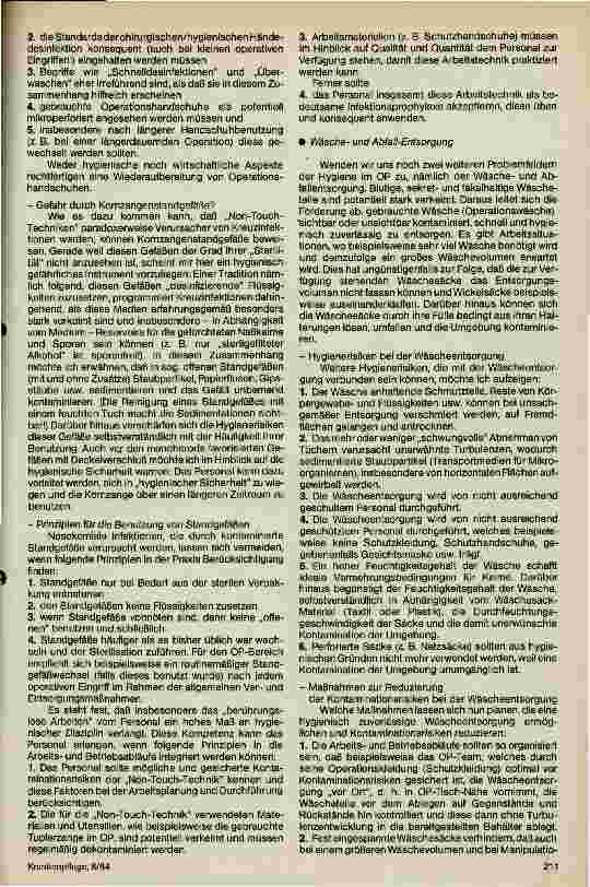 Vorschauseite 4: Hygienische Verhalten bei der Arbeit im OP, dargestellt an Beispielen aus der OP-Praxis