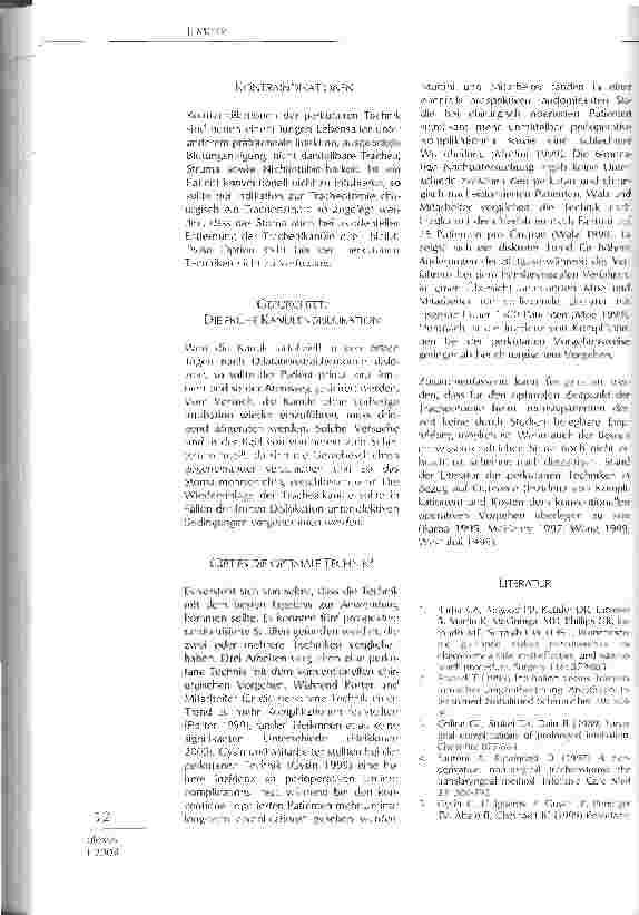 Vorschauseite 4: Perkutane Tracheotomie