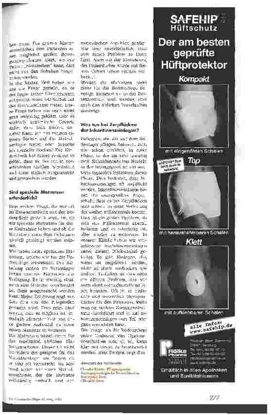 Vorschauseite 4: Bodenpflege bei verwirrten Patienten