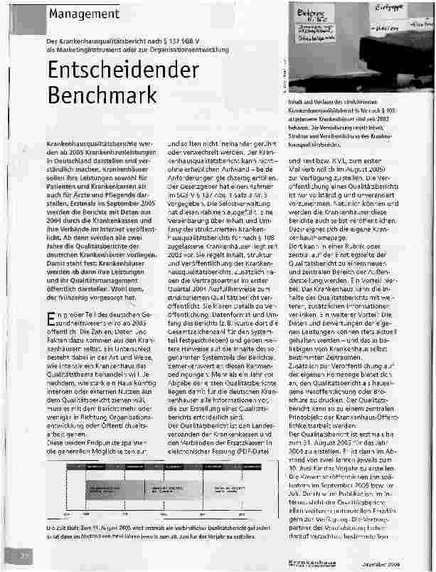 Vorschauseite 1: Entscheidender Benchmark