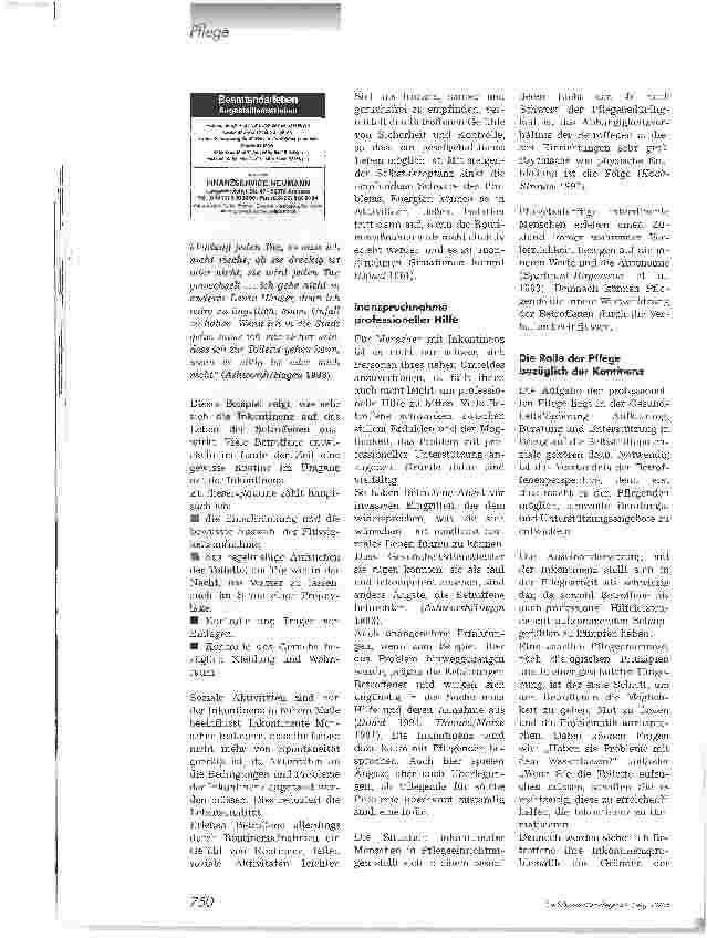 Vorschauseite 3: Ich hob da ein Leck ...Vom Schamgefühl inkontinenter Menschen