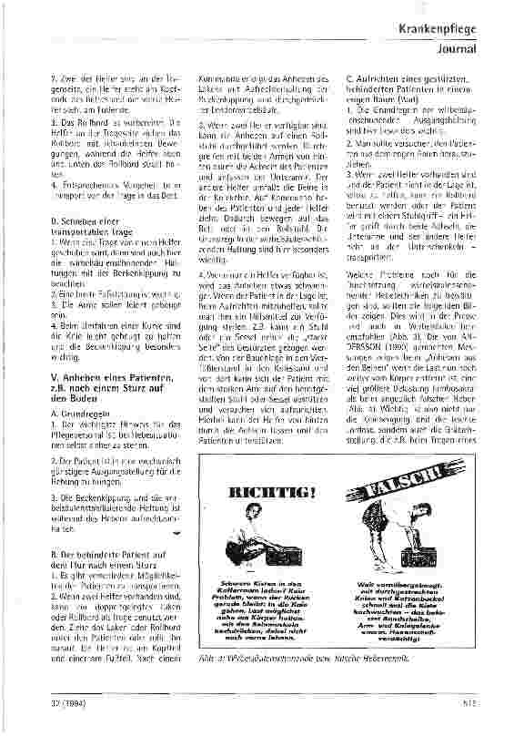 Vorschauseite 4: Rückenschmerz - Rückenschule Rückenschulprogramme in der Krankenpflege
