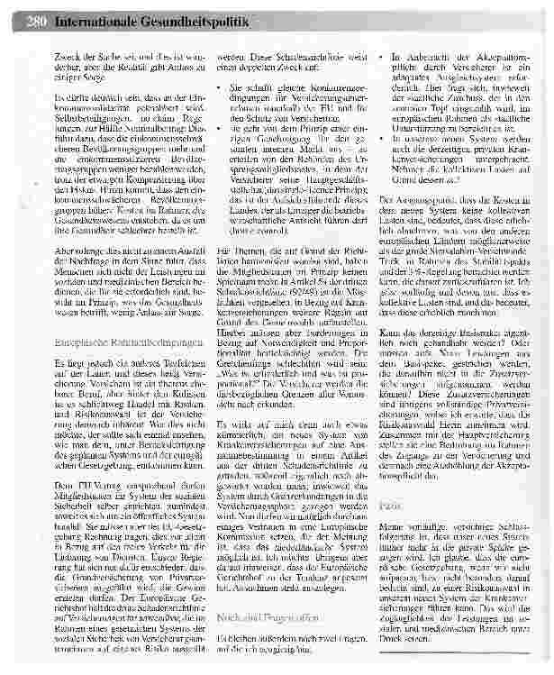 Vorschauseite 2: Das neue niederländische Krankenversicherungssystem im Kontext der europäischen Gesetzgebung
