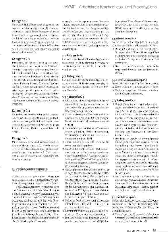 Vorschauseite 2: Hygienemaßnahmen beim Patiententransport