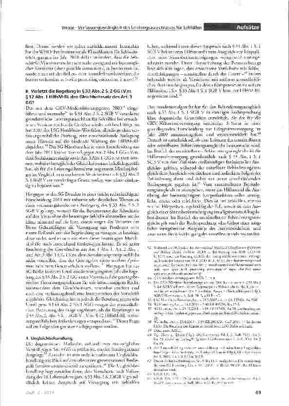 Vorschauseite 6: Verfassungsrechtliche Anforderungen an Leistungsausschlüsse in der GKV - am Beispiel der Gleichheitswidrigkeit des Leistungsausschlusses für Sehhilfen nach§33Abs. 2S. 2SGBVi. V. m…