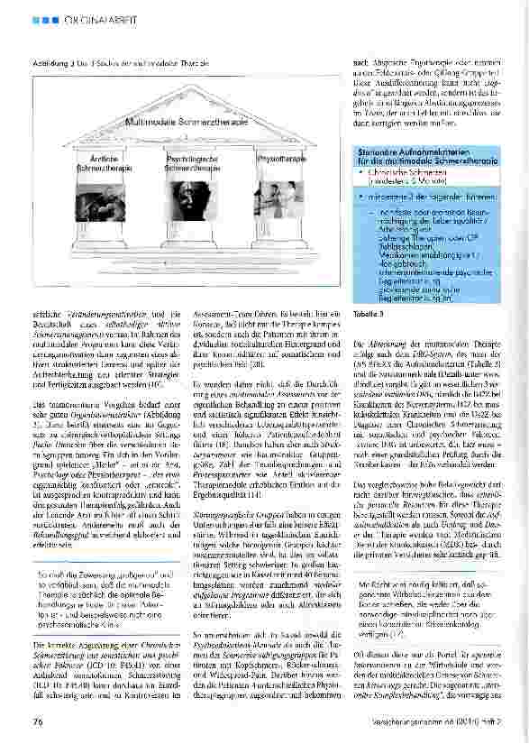 Vorschauseite 5: Multimodale Schmerztherapie