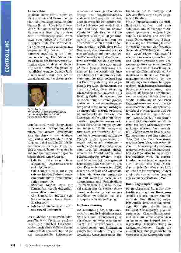 Vorschauseite 2: Krankenhauscontrolling 2. 0