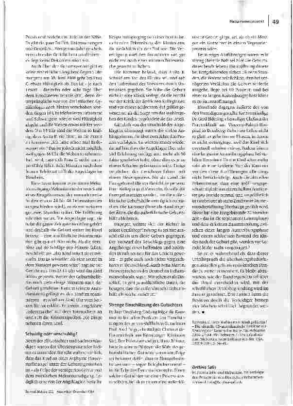 Vorschauseite 2: Verurteilung wegen Totschlags