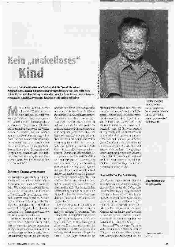 Vorschauseite 1: Kein makelloses Kind