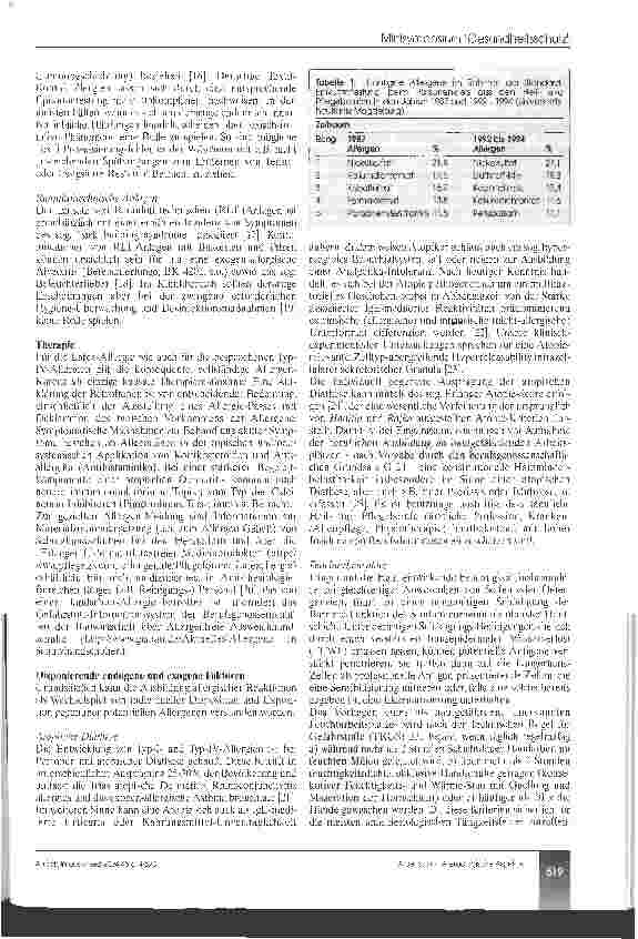 Vorschauseite 4: Allergologische Aspekte am anästhesiologischen Arbeitsplatz