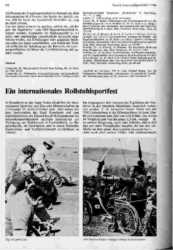 Vorschauseite 4: Sportmedizinische Aspekte zum Windsurfen