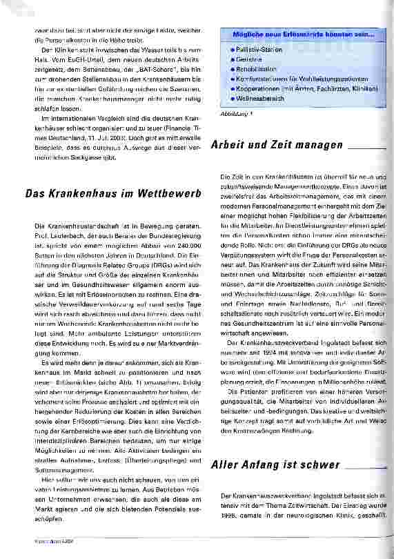 Vorschauseite 2: Intelligente Personaleinsatzplanung Wie eine bedarfsorientierte Arbeitszeitregelung zu mehr Effizienz führen kann