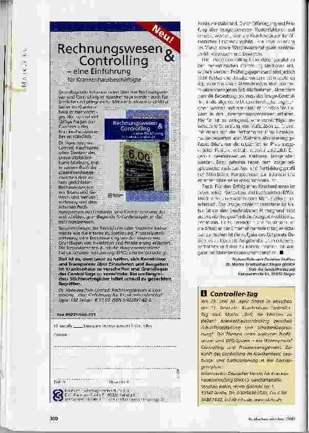 Vorschauseite 3: Notwendiges MarkenmanagementAuch für Imagebildung braucht man Controlling-Instrumente