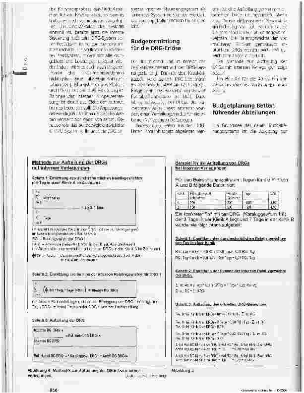 Vorschauseite 4: Ressourcen gerecht verteilen . Aufbau einer erlösorientierten Budgetierung als Vorstufe zum Profit-Center-System
