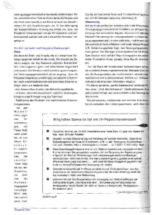 Vorschauseite 6: Trendprognose Integrierte VersorgungSteigender Wettbewerb, aber auch Chancen für große und kleine Kliniken