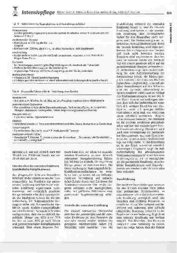 Vorschauseite 4: Enteraler Kostaufbau und Ernährung bei kritisch Kranken