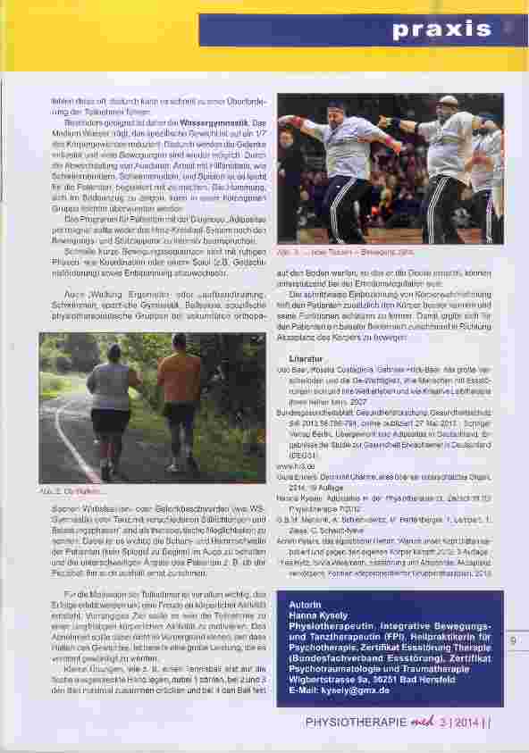 Vorschauseite 5: Adipositas eine Herausforderung für die Physiotherapie