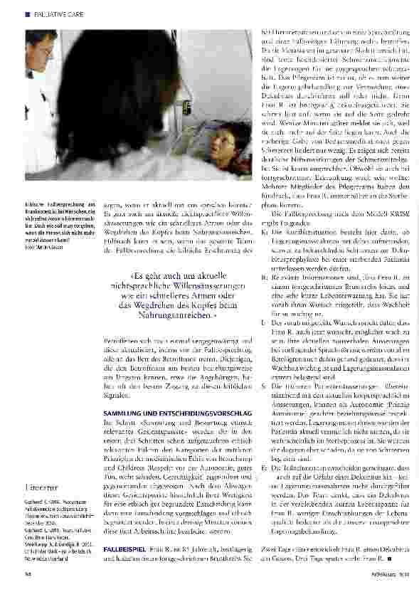 Vorschauseite 3: KRISE: Ethische Fallbesprechungen trotz knapper zeitlicher Ressourcen