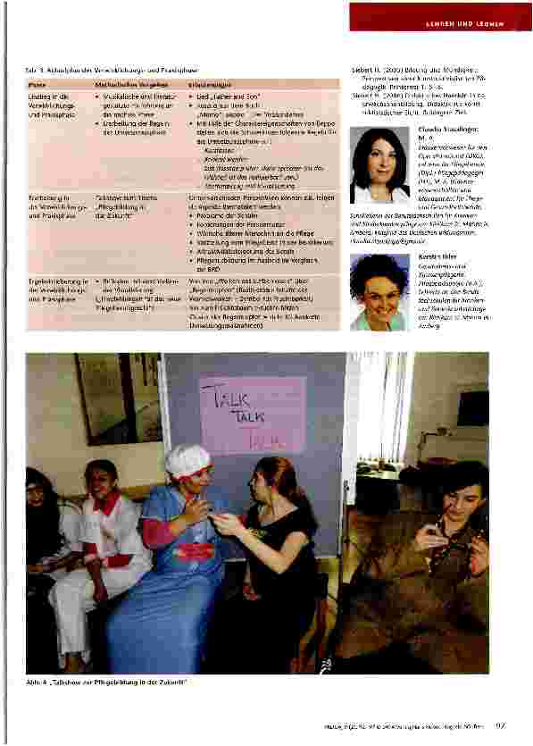 Vorschauseite 6: Zukunftswerkstatt „Pflege bildet sich Wenn Schüler Schule machen ... - Ein Gedankenexperiment