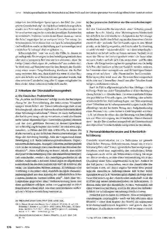 Vorschauseite 6: Schulungsmaßnahmen für Personalräte auf dem Prüfstand des Gebots sparsamer Verwendung öffentlicher Haushaltsmittel