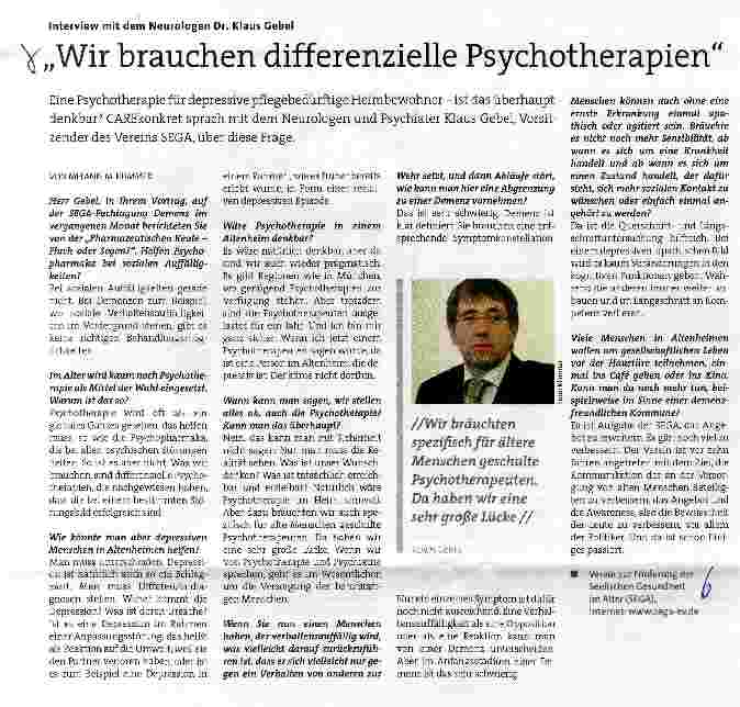 Vorschauseite 1: Wir brauchen differenzielle Psychotherapien