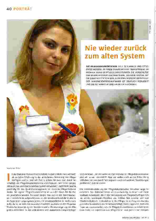 Vorschauseite 1: Nie wieder zurück zum alten System