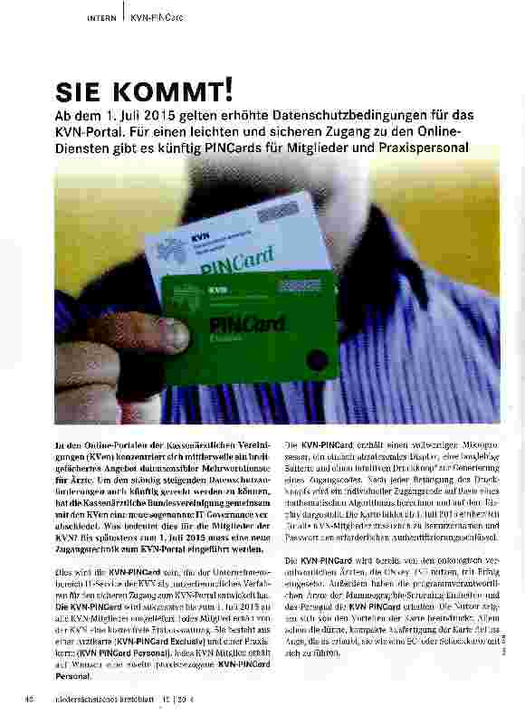 Vorschauseite 1: SIE KOMMT!
