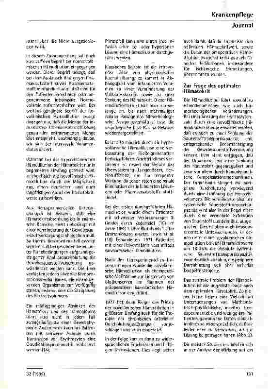 Vorschauseite 4: Welche Bedeutung hat der Hämatokrit in der Mikrozirkulation?