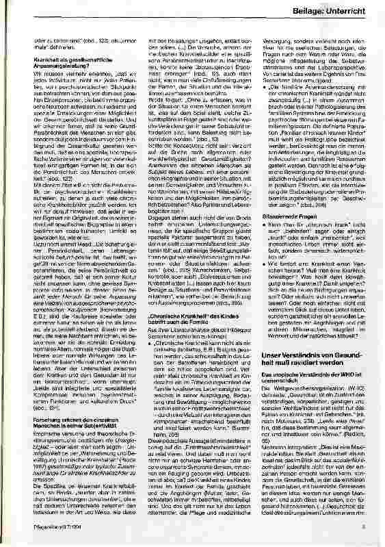 Vorschauseite 4: Sonder-Pädagogik? Sonder-(Schul)Pädagogen und Pädagoginnen als Lebensund Lernbegleiter von Kindern und Jugendlichen mit chronischen Krankheiten und als Partner der Angehörigen