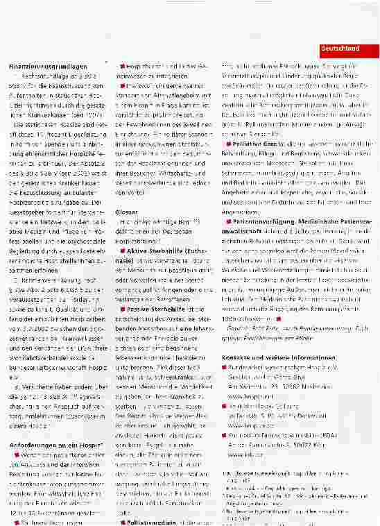Vorschauseite 2: Hospizarbeit in der Altenpflege
