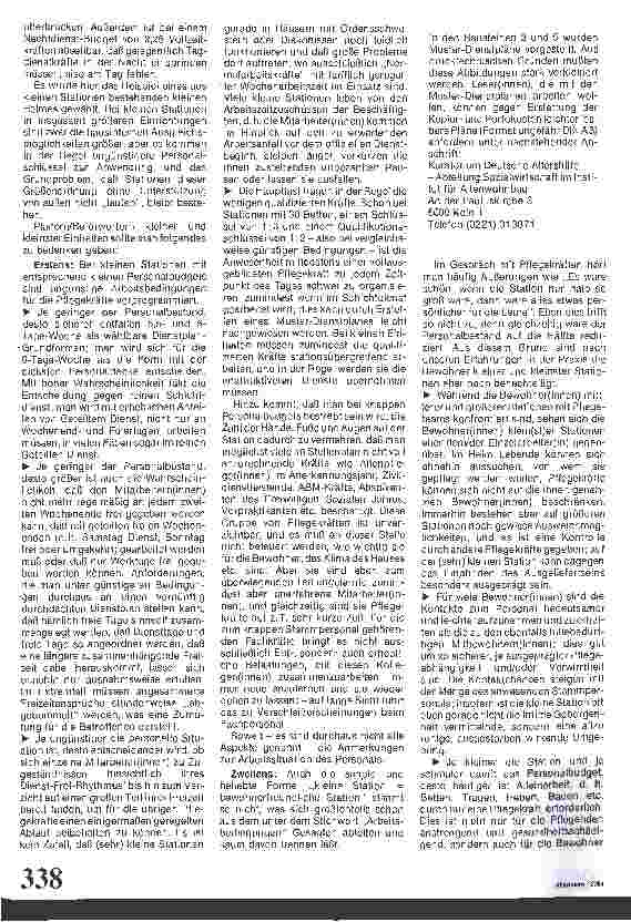 Vorschauseite 4: Bausteine zur Dienstplangestaltung / Aspekte der Personaleinsatzplanung im Pflegebereich // Teil 6