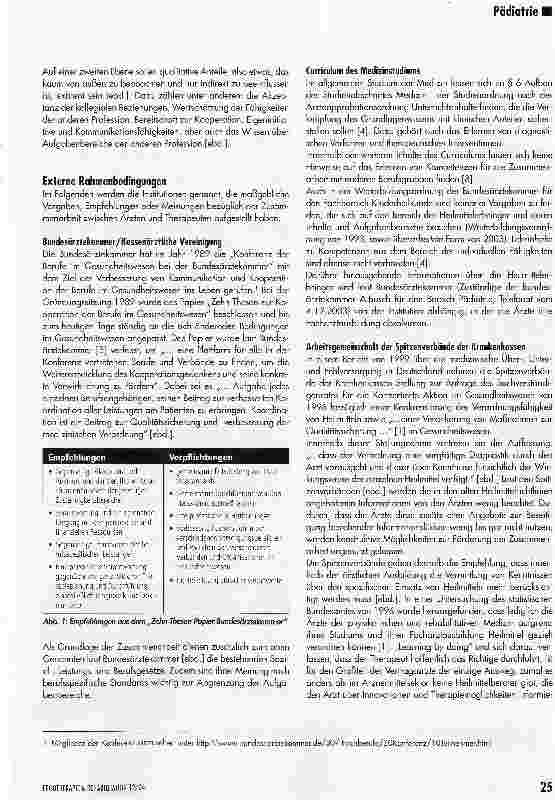 Vorschauseite 2: Zusammenarbeit zwischen Ergotherapeuten und Pädiatern