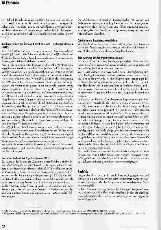Vorschauseite 3: Zusammenarbeit zwischen Ergotherapeuten und Pädiatern