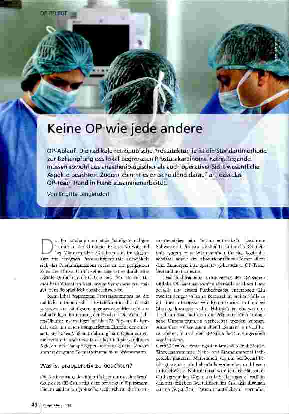Vorschauseite 1: Keine OP wie jede andere