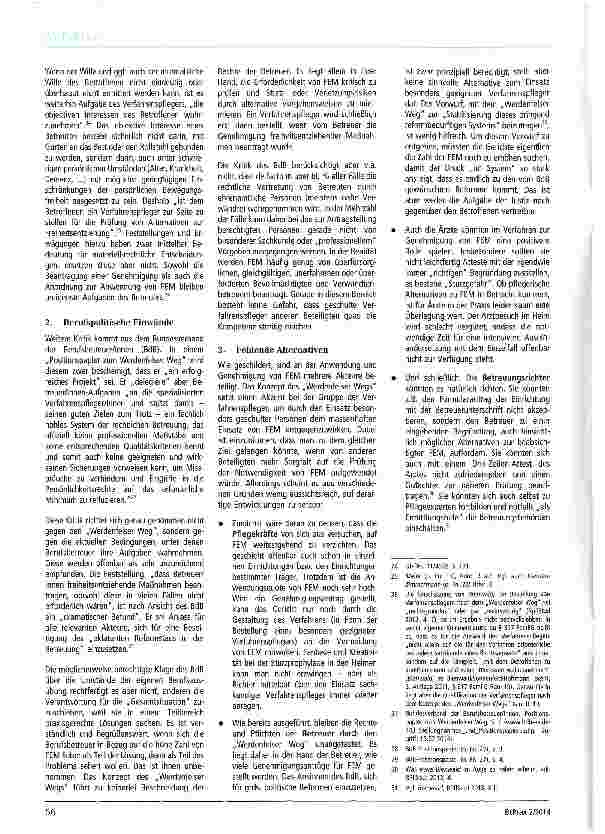 Vorschauseite 4: Der Einsatz besonders geschulter Verfahrenspfleger zur Vermeidung freiheitsentziehender Maßnahmen