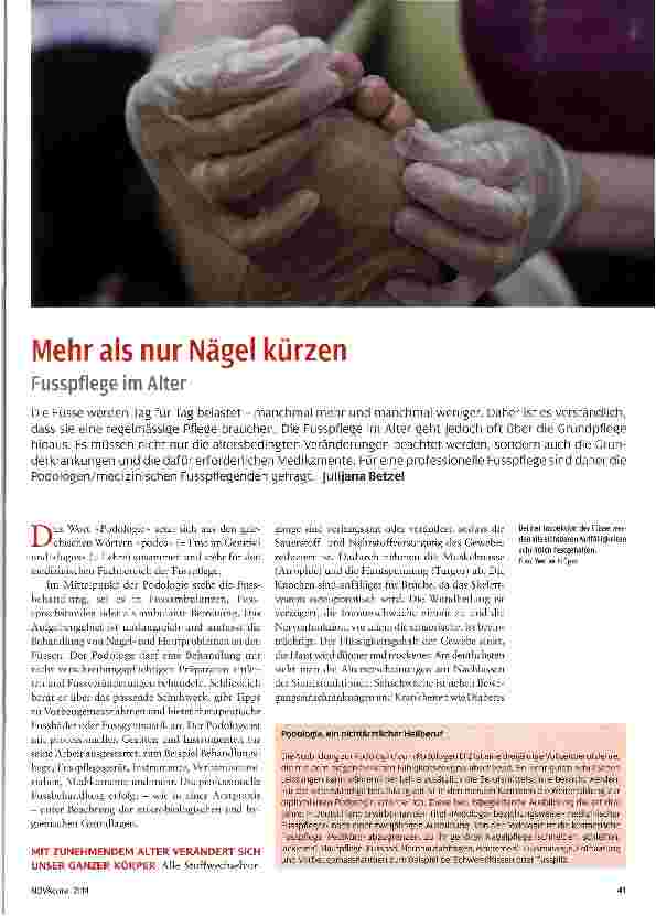 Vorschauseite 1: Mehr als nur Nägel kürzen