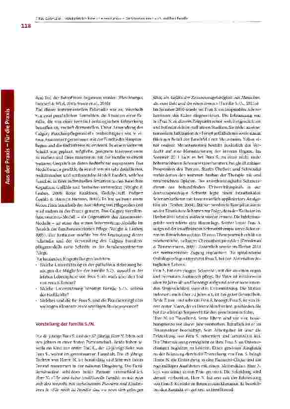 Vorschauseite 2: Und plötzlich habe ich einen Tumor -Die Situation von Frau S. und ihrer Familie