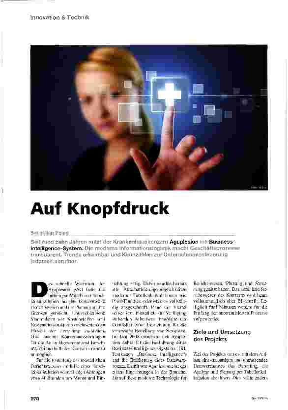 Vorschauseite 1: Auf Knopfdruck