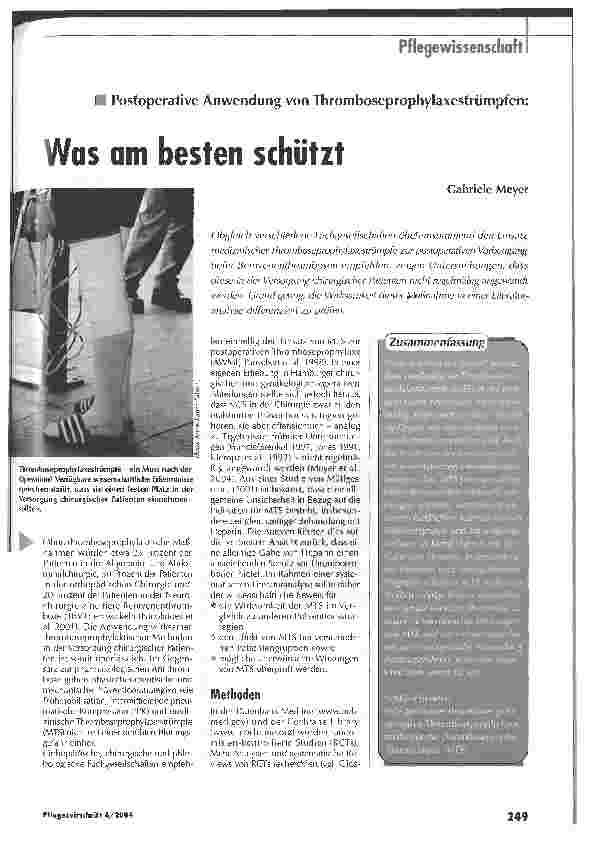 Vorschauseite 1: Was am besten schützt