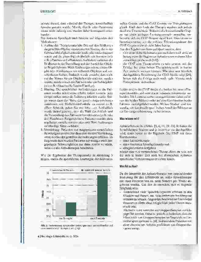 Vorschauseite 4: Zur Effektivität von Aphasietherapie