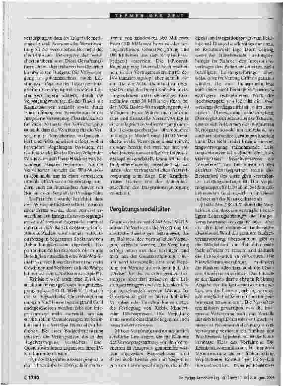 Vorschauseite 2: Wettlauf um Win-Win-Verträge