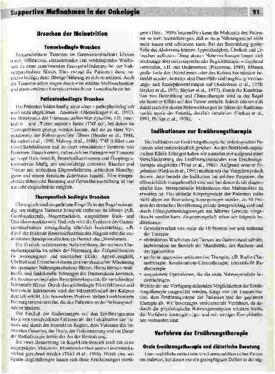 Vorschauseite 2: Ernährungstherapie bei Krebskranken