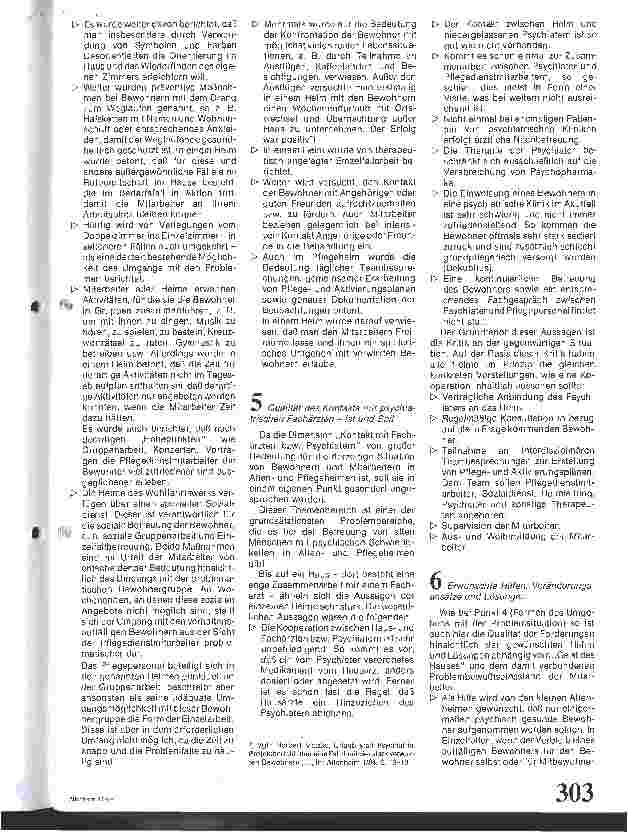 Vorschauseite 2: Psychische Schwierigkeiten II / Zur Situation von Altenu. Pflegeheimbewohnern mit psychischen Schwierigkeiten