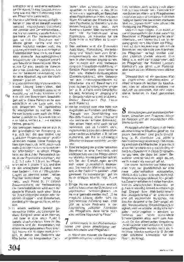 Vorschauseite 3: Psychische Schwierigkeiten II / Zur Situation von Altenu. Pflegeheimbewohnern mit psychischen Schwierigkeiten
