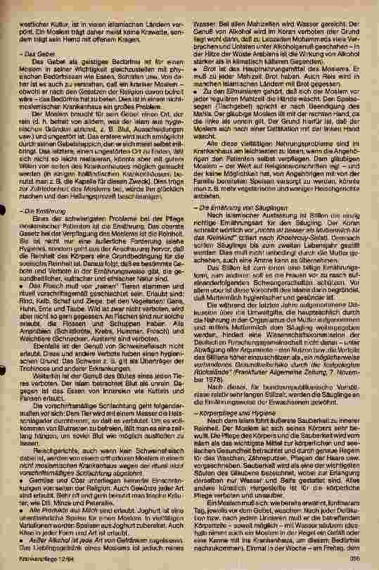 Vorschauseite 3: Islam-der Glaube, seine Gesetze und seine Auswirkungen auf das Verhalten, das Erleben und die Bedürfnisse des gläubigen Moslems im Kra. .
